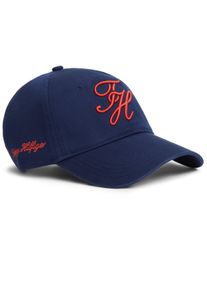 Velk&eacute; Velikosti - Tommy Hilfiger - K&scaron;iltovka z bavlny s v&yacute;&scaron;ivkou Innitial - 0 - Modr&aacute;