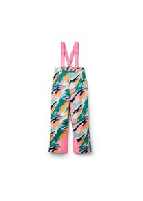 Tchibo - Dětsk&eacute; lyžařsk&eacute; kalhoty - d&aacute;msk&eacute; - vel. 158/164 - barva: v&iacute;cebarevn&aacute;/s potiskem