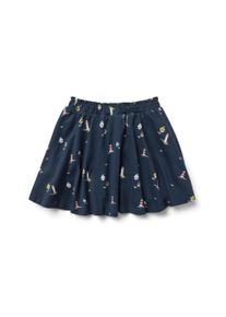 Tchibo - D&iacute;vč&iacute; žerzejov&aacute; sukně s &scaron;ortkami - vel. 110/116 - barva: modr&aacute;
