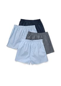 Tchibo - Tkan&eacute; boxerky - pro muže - vel. XL/7 - barva: modr&aacute;/s proužky