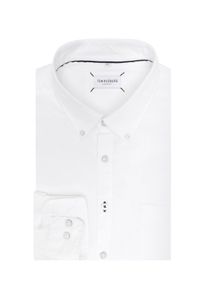 Tom Rusborg OF COPENHAGEN Velk&eacute; Velikosti - Tom Rusborg - Lehk&aacute; ko&scaron;ile se seersuckerovou strukturou a pod&iacute;lem Sorona - 4XL - B&iacute;l&aacute;