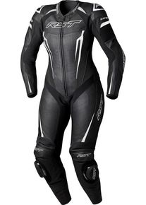 RST Tractech Evo D3O, leather suit 1pcs. perforated women , color: Black/White , size: 3XL
