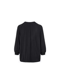 Tchibo - Halenkov&eacute; tričko s řasen&iacute;m - pro ženy - vel. S 36/38 - barva: čern&aacute;