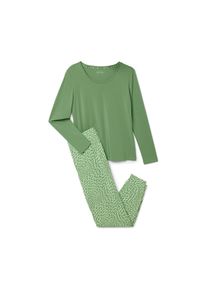 Tchibo - Pyžamo - pro ženy - vel. XXL 52/54 - barva: zelen&aacute;/s potiskem