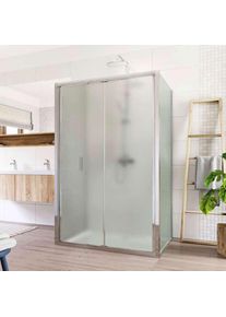 Mereo Sprchov&yacute; kout, Lima, obd&eacute;ln&iacute;k do prostoru U, zalamovac&iacute;, 90x80x90 cm, chrom ALU, sklo Point CK87292K