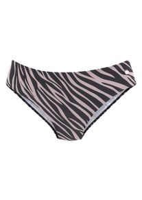 Lascana Ženy Spodn&iacute; d&iacute;l plavek bledě fialov&aacute; / čern&aacute; L/XL