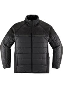Icon Ghost Puffer, textile jacket , color: Black/Dark Grey , size: S