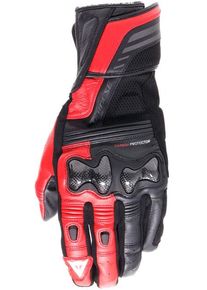 Dainese Reacto Carbon Long, gloves , color: Black/Neon-Red , size: S