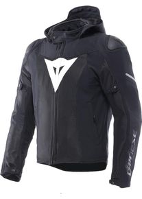 Dainese Super Sprint Air, textile jacket , color: Black/White , size: 48