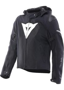 Dainese SUPER SPRINT AIR TEX JACKET WMN - BLACK/WHITE , color: Black/White , size: 42