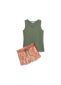 Tchibo - Kr&aacute;tk&eacute; pyžamo - pro ženy - vel. 40 - barva: zelen&aacute;