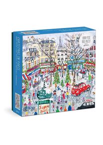 Galison F&oacute;liov&eacute; puzzle Michael Storrings V&aacute;nočn&iacute; Pař&iacute;ž 1000 d&iacute;lků