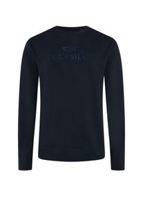 Paul & Shark Velk&eacute; Velikosti - Paul & Shark - Mikina ze směsi bavlny a lyocellu - XXL - N&aacute;mořnick&aacute; Modr&aacute;