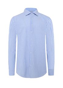 Stenstr&ouml;ms Velk&eacute; Velikosti - Stenstr&ouml;ms - Elastick&aacute; bavlněn&aacute; ko&scaron;ile s proužky v seersuckerov&eacute; kvalitě - 3XL - Světle Modr&aacute;