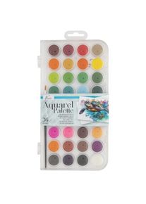 Nassau Akvarelov&eacute; barvy v plastov&eacute;m boxu - 36 barev - AR0524/GE