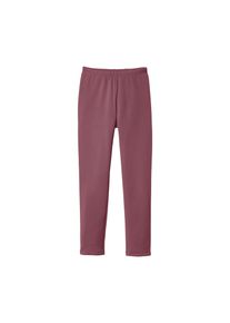 Tchibo - Dětsk&eacute; termoleg&iacute;ny s počesanou vnitřn&iacute; stranou - vel. 134/140 - barva: fialov&aacute;