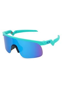Oakley OJ9010 RESISTOR | unisex slunečn&iacute; br&yacute;le | Hranat&yacute; | Obruba: Plast Zelen&aacute; | Barva čoček: Modr&aacute; S Přechodem