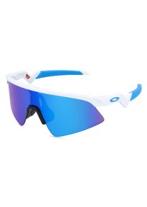 Oakley OJ9015 RESISTOR SWEEP | unisex slunečn&iacute; br&yacute;le | Hranat&yacute; | Obruba: Plast B&iacute;l&aacute; | Barva čoček: Modr&aacute; S Přechodem