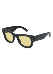 Ray-Ban RB4940WAYFARER PUFFER | unisex slunečn&iacute; br&yacute;le | Čtvercov&yacute; | Obruba: Plast Čern&aacute; | Barva čoček: Žlut&aacute; Celobarevn&eacute;