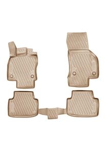 Gumov&eacute; autokoberce Novline VW Passat 2015-2023 (b&eacute;žov&eacute;)