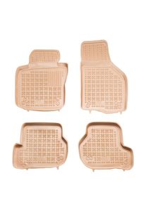 Gumov&eacute; autokoberce Rezaw-Plast Seat Leon 2005-2013 (b&eacute;žov&eacute;)