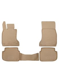 Gumov&eacute; autokoberce Novline BMW 7 2008-2015 (F1, b&eacute;žov&eacute;)