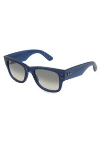 Ray-Ban RB0840SMEGA WAYFARER | unisex slunečn&iacute; br&yacute;le | Čtvercov&yacute; | Obruba: Plast Modr&aacute; | Barva čoček: &Scaron;ed&aacute; S Přechodem
