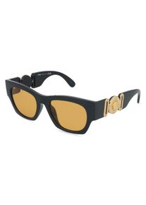 Versace VE4479U | p&aacute;nsk&eacute; slunečn&iacute; br&yacute;le | Čtvercov&yacute; | Obruba: Plast Čern&aacute; | Barva čoček: Oranžov&aacute; Celobarevn&eacute;