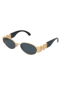 Versace VE2299 | p&aacute;nsk&eacute; slunečn&iacute; br&yacute;le | Ov&aacute;ln&yacute; | Obruba: Kov Zlat&aacute; | Barva čoček: &Scaron;ed&aacute; Celobarevn&eacute;