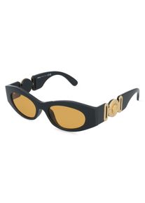 Versace VE4480U | d&aacute;msk&eacute; slunečn&iacute; br&yacute;le | Kočič&iacute; tvar | Obruba: Plast Čern&aacute; | Barva čoček: Oranžov&aacute; Celobarevn&eacute;