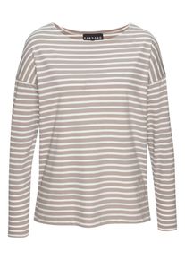 ELBSAND Ženy Tričko kr&eacute;mov&aacute; / b&iacute;l&aacute; XXL