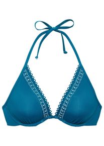 s.Oliver Ženy Horn&iacute; d&iacute;l plavek petrolejov&aacute; 42