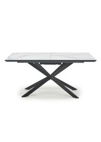 Kasvo DEMONTE j&iacute;del.stůl 160-200x90 (K25) 909-1209 b&iacute;l&aacute;/mramor