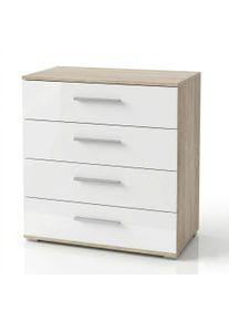 Kasvo LIMA 3 komoda(K25) 909-0977/009 b&iacute;l&aacute;/dub sonoma