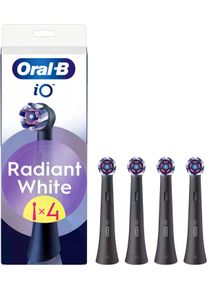 Oral-B iO Radiant White Black n&aacute;hradn&iacute; hlavice, 4 ks