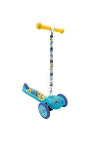 Seven Dětsk&aacute; koloběžka Stitch, 3 kolečka, modr&aacute;, žlut&eacute; doplňky