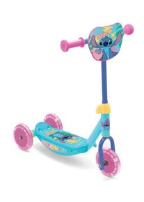 Seven Dětsk&aacute; koloběžka Stitch, 3 kolečka, modr&aacute;, růžov&eacute; doplňky