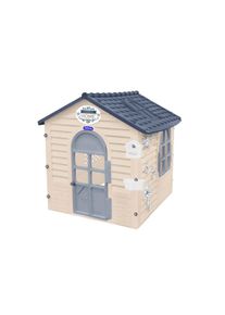 Mochtoys Domek dětsk&yacute; zahradn&iacute; s kytičkami 120x120x120cm plast