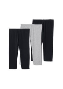 Tchibo - Dětsk&eacute; leg&iacute;ny v 3/4 d&eacute;lce - p&aacute;nsk&eacute;|d&aacute;msk&eacute; - vel. 134/140 - barva: čern&aacute;