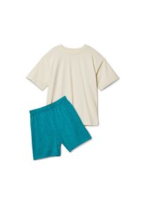 Tchibo - Kr&aacute;tk&eacute; dětsk&eacute; pyžamo - p&aacute;nsk&eacute; - vel. 122/128 - barva: modr&aacute;