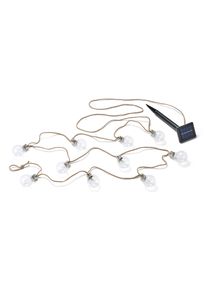 Tchibo - Sol&aacute;rn&iacute; světeln&yacute; řetěz s jutov&yacute;m provazem - barva: hněd&aacute;