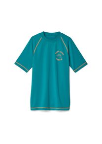 Tchibo - Dětsk&eacute; triko s UV ochrann&yacute;m faktorem 50+ - p&aacute;nsk&eacute;|d&aacute;msk&eacute; - vel. 170/176 - barva: zelen&aacute;/s potiskem