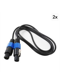 FRONTSTAGE PA kabel, sada 2, 2m ochrana proti zalomen&iacute;