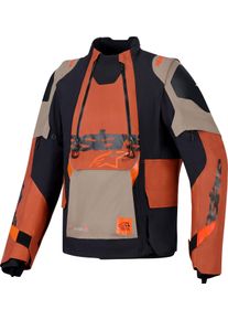 Alpinestars Halo Pro, textile jacket DrystarXF , color: Black/Brown/Red , size: XXL