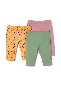 Tchibo - Dětsk&eacute; leg&iacute;ny - pro d&iacute;vky - vel. 122/128 - barva: čern&aacute;/s punt&iacute;ky