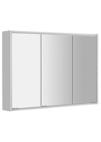 SAPHO BATU galerka 100x71x15cm, 2x LED osvětlen&iacute;, b&iacute;l&aacute; lesk 1141130