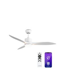 Klarstein Stropn&iacute; ventil&aacute;tor SkyBreeze Smart, Vnitřn&iacute; i venkovn&iacute; použit&iacute;, Chytr&eacute; ovl&aacute;d&aacute;n&iacute;, IP44, 40 dB