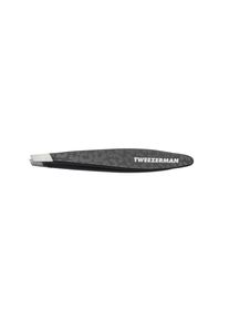 Tweezerman Mini SLANT Black Leopard, MINI SLANT pinzeta čern&aacute; s leopard&iacute;m vzorem