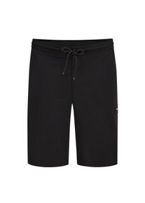 Velk&eacute; Velikosti - BOSS Green - &Scaron;ortky do posilovny s žebrovan&yacute;mi d&iacute;ly a strečem - 4XL - Čern&aacute;