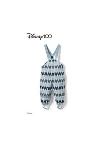 Tchibo - Dětsk&eacute; termokalhoty do de&scaron;tě &raquo;Micky&laquo; - pro miminko - vel. 98/104 - barva: modr&aacute;